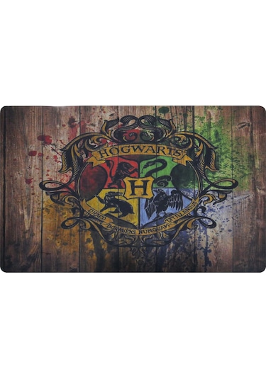 Hogwarts Harry Potter Temalı Kauçuk Kapı Önü Paspası
