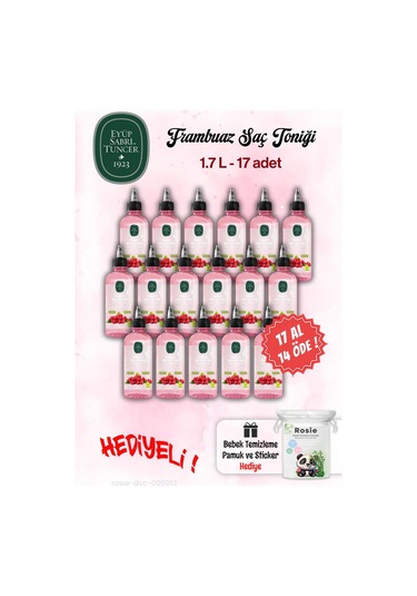 Eyüp Sabri Tuncer 17 Al 14 Öde Sirke Frambuaz Tonik 100 Ml Ve Rosie