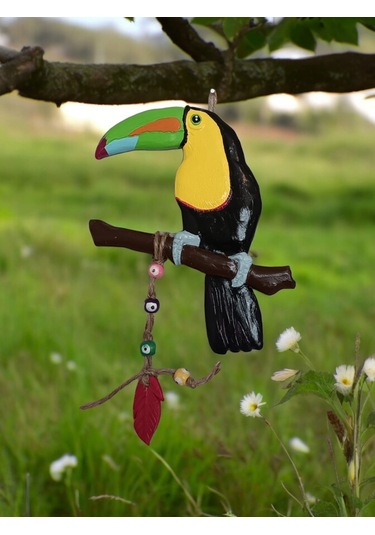 Dekoratif Tukan Kuşu Farklı Renklerde Kutulu 1 Adet