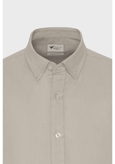 Ac&Co / Altınyıldız Classics Erkek Gömlek (476750061) Krem