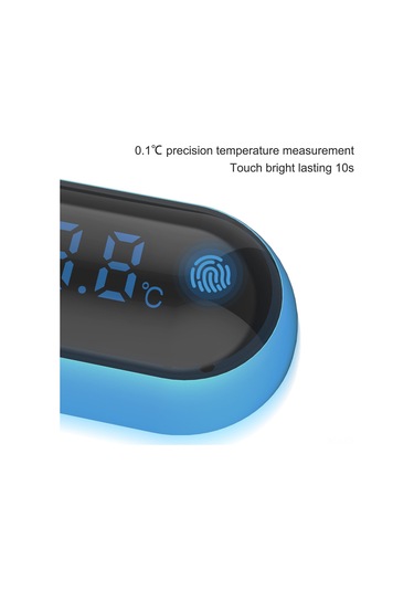 Samdoo Akvaryum Sıcaklık Ölçer - Led Sayısal Gösterimli Yüksek Hassasiyetli Su Sıcaklığı Ölçer İçin Su Tanksı Ve Sürüngen Kutuları