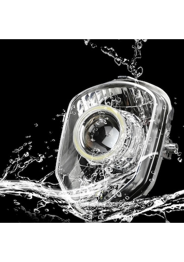 Beyaz-100mm-2pcs Gündüz Çalışan Led Far Lambası Cob Melek Gözler Led Araba Halo Halka Işıklar Drl 12v 60mm 70mm