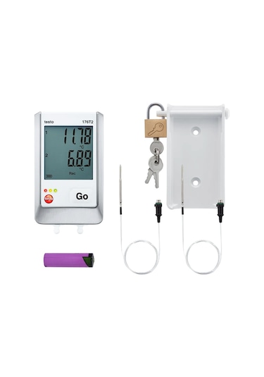 Testo 176t2 Çift Kanallı Sıcaklık Datalogger Seti