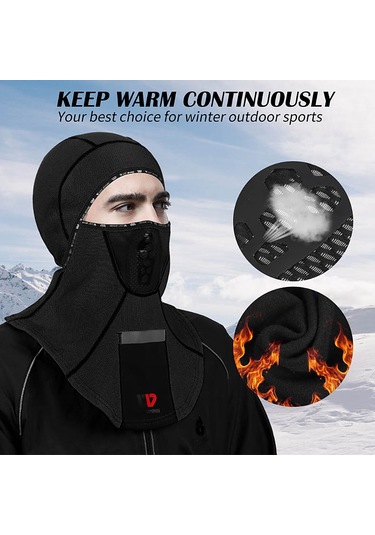 Geeksen Kışlık Poliester Islaklıklı Kolluk - 360 Isı Sağlama, Yansıtıcı Şerit, Kask Uyumlu, Unisex Gri Gri