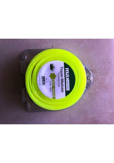 Maxgarden Tırpan Misinası Neon Sarı Altıgen 3.3 Mm - 46 Metre