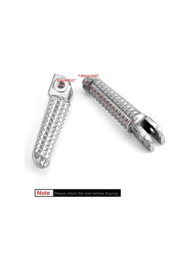 Yamaha Yzf R1 1998-2014 R6 1999-14 R6s 2003-2008 Gümüş Ön Ayak Dayanağı