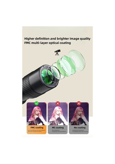 10-300x40 Zoom Teleskop Konser Ve Spor İçin Uygun