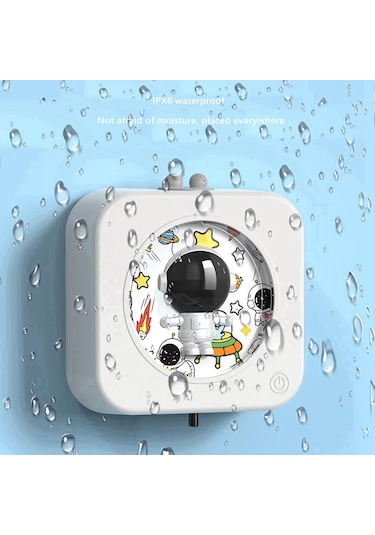 Suntek Duvara Monte Astronot Elektrikli Sabunluk Banyo Çocuk Ev Bej Diğer