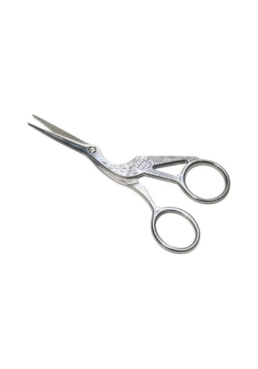 Tahtakaletoptanci Metal Makas Sade Süslenmemiş Kuğu Modeli Söz Nişan Makası Gümü