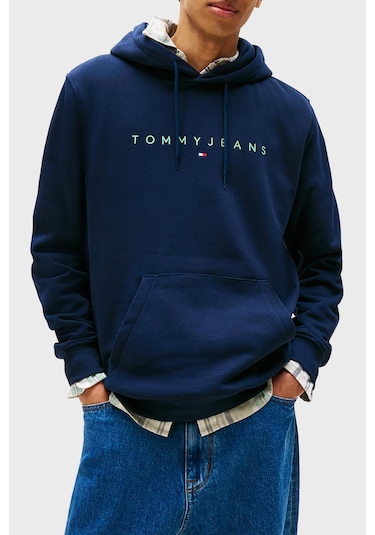 Tommy Jeans Erkek Sweat Dm0dm20746 0gy Lacivert Lacivert