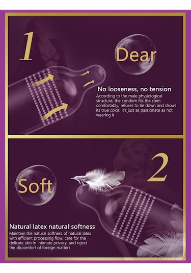 Kob 1 Kutu/10 Adet Yetişkin Prezervatif Lateks Hassas Noktalı Masaj Nervürlü Teşvik