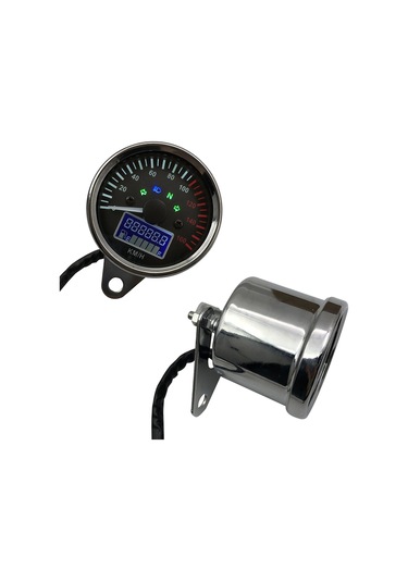 Evrensel 12 V Motosiklet Kilometre Led Dijital Takometre K13899
