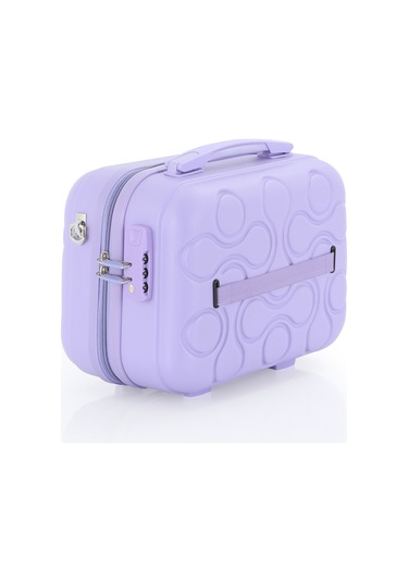 Mçs Polipropilen 3lü Valiz Seti Orta & Kabin & Makyaj V376 S23sy1000052-set 00025 Lila