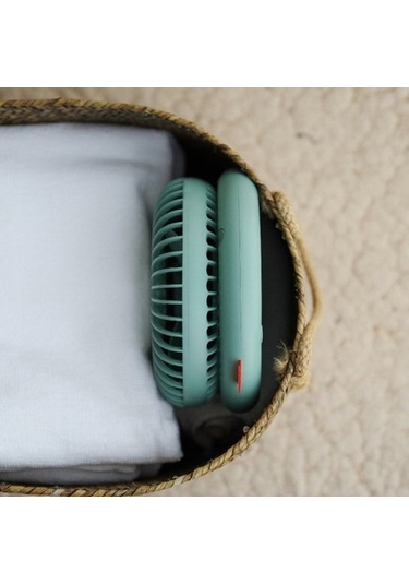 Ykd Store Masaüstü Fan Fan Usb Şarj Tiraj Fan Mini El Taşınabilir Yatırma Fanı 0ozya4 Yeşil