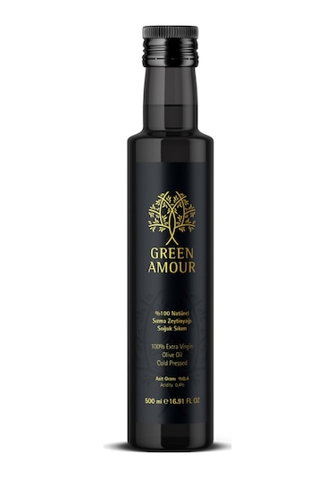 Green Amour Soğuk Sıkım Natürel Sızma Zeytinyağı 500 ML