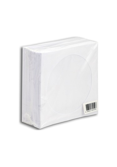 Cd Zarfı 90gr Beyaz Pencereli 100  Adet