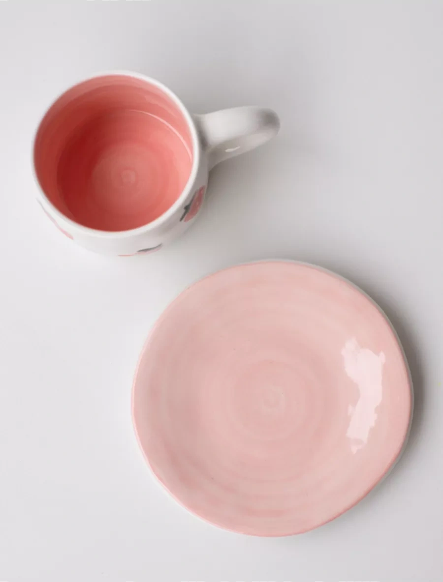 Perex Çay Takımı Tabak Ve Kupa Seti, 250 Ml 192909015 Beyaz