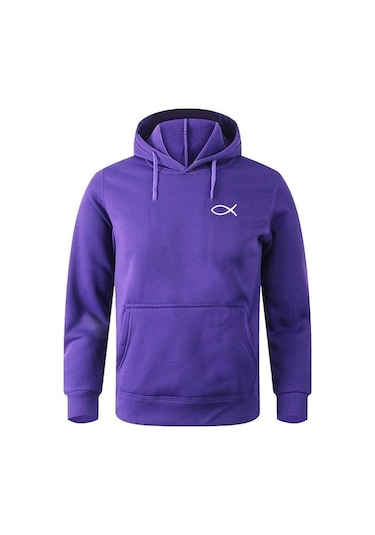 Novahub 2022 İlkbahar Kış Erkek Kazak Hıristiyan İsa Balık Kapüşonlular Yüksek Kaliteli Marka Kazak Sıcak Polar Hoody Casual Street Mor - Xl Mor Novahub 2022 İlkbahar Kış Erkek Kazak Hıristiyan İsa Balık Kapüşonlular Yüksek Kaliteli Marka Kazak Sıcak Polar Hoody Casual Street Mor - Xl Mor