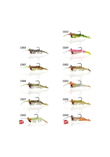 Osaka Caridina Shrimp 7.62 Cm 6.5 Gr Silikon Karides Yem (527556899)