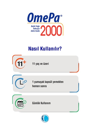 Omepa 2000 30 Yumuşak Kapsül