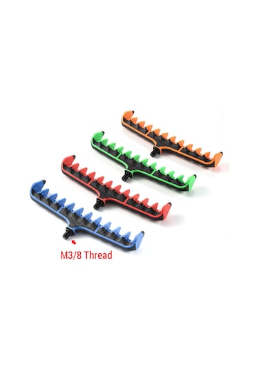 Ranyeek Kırmızı Abs-tpr Malzeme Olta Çubuğu Tutucu Başlığı - 19.7x6cm Boyut