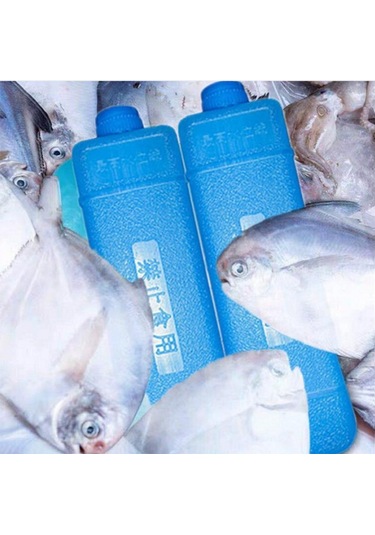 1/2/3 Adet Yeniden Kullanılabilir Klima Fanı Buz Kristali Kutusu Soğutmalı Nakliye Soğutma Kutusu 19x6x4cm-2pcs