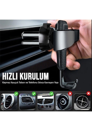 Batcell Mkey Gravity Araç İçi Telefon Tutucu