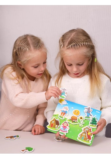 El Bascokids Eğitici Mıknatıslı Oyuncaklar + Hikaye Panosu Buzdolabına 176154312