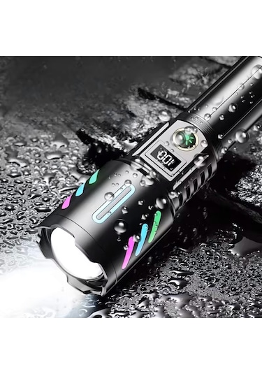 Wison 20w Fosforlu Şarjlı Metal El Feneri Ws-9944 Çok Renkli