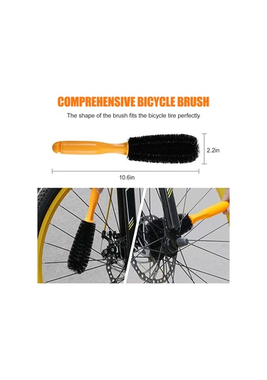 Bisiklet Temizleme Fırçası Aracı Bisiklet Temizleme Araç Seti Bisiklet Zincir Bakım Aracı Zincir Temizleyici Çok Renkli