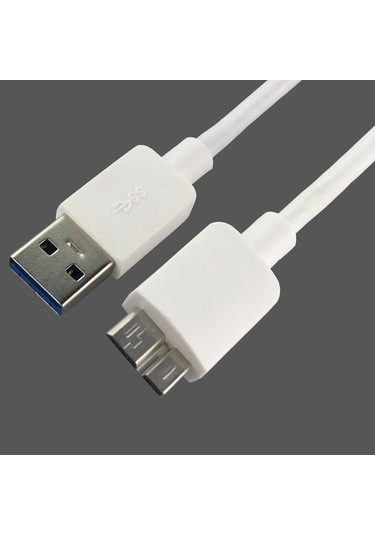 1 Metre USB 3.0 Taşınabilir HDD Harddisk Data & Güç Veri Kablosu