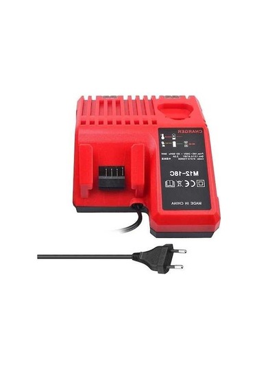 Pazly Geeksen Milwaukee M12 M14 M18 Şarj Cihazı 12v/14.4v/18v Li-ion Pil Şarjı, 8 Koruma