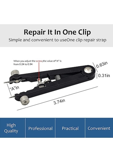 Ccgloball Saat Yaylı Çubuk Pense Alet Seti, Saat Yaylı Çubuğu Pimlerinin Sökülmesi Için