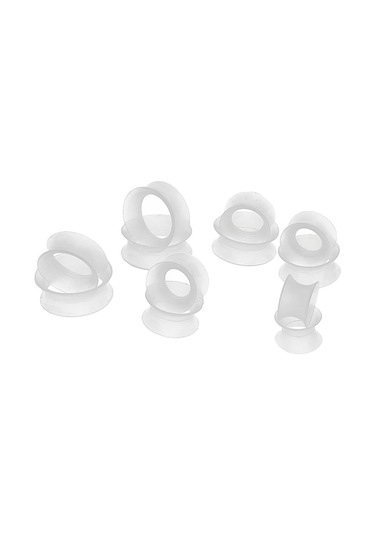 Homyl 4x7 Çift Lot Esnek Silikon Kulak Göstergeleri 4-adet Pembe