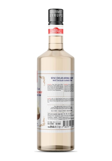 Nish Beyaz Çikolata Aromalı Şurup 700 Ml - Pet Şişe