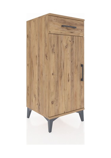 Hyperion Komodin Tek Raflı Tek Çekmeceli Tek Kapaklı 44x44x10... Çam