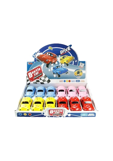 Vosvos Araba - Sürtmeli Desenli Mavi - Jw567-060