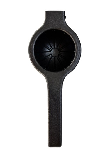 Metal Narenciye Limon Sıkacağı Özel Tasarım Desenli Limon Portakal Sıkacağı - Siyah Siyah