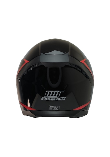 Mts Ece 22.R06 Güneş Vizörlü Full Face Motosiklet Kaskı Parlak Siyah