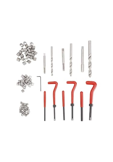 Valkyrie 88 Parça Diş Açma Helicoil Vida Tamir Onarım Seti M6 M8 M10 Profesyonel 1. Kalite