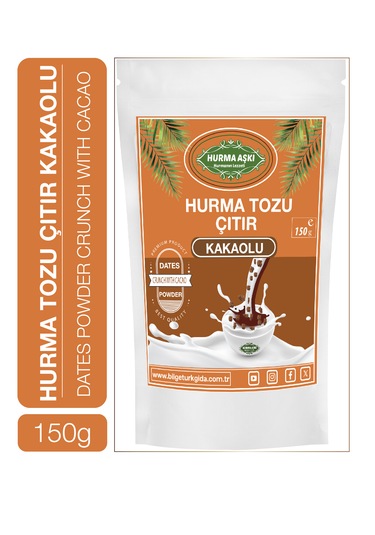 Hurma Aşkı Hurma Tozu Çıtır Kakaolu 150 Gr