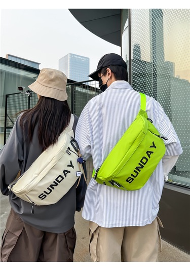 Günlük Çapraz Omuz Askılı Çanta - Gri