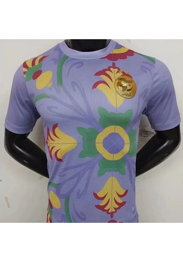 Snapbuy 24-25 Cezayir Özel Futbol Forması 3d Baskılı Kısa Kollu Tişört - Erkek Ve Kadıngümüş Gümüş