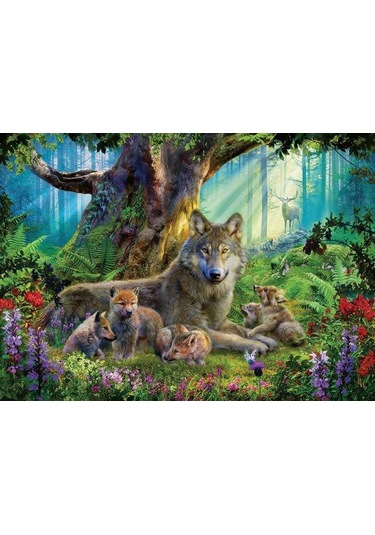 Ravensburger 1000 Parça Puzzle Wolves İn Forest 159871