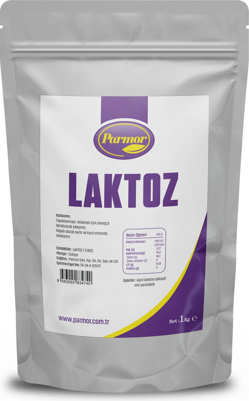 Parmor Laktoz 1Kg Menşei:Türkiye