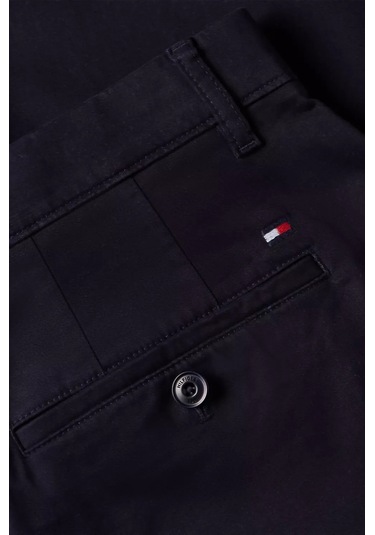 Tommy Hilfiger Erkek Denton Chıno Satın Casual Pantolon - Lacivert Desert Sky