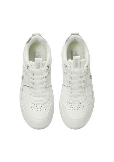 U.S. Polo Assn. 5P CLARKE 5FX Kadın  Beyaz Sneaker