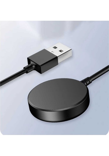 Siyah Galaxy Uyumlu Watch 4 44mm Usb Şarj Kablosu