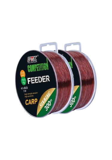 Novahub Ftk 3d Görünmez Sazan Olta Monofilament 150m/300m Süper Güçlü Nylon Burgundy 0.30mm
