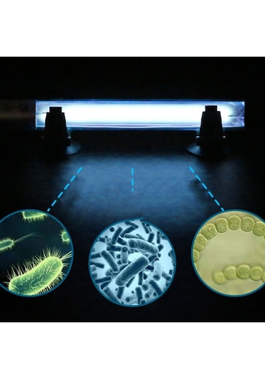 220v 7w Uv Ultraviyole Yosun Dezenfeksiyon Balık Tankı Lambası, Ab Tak